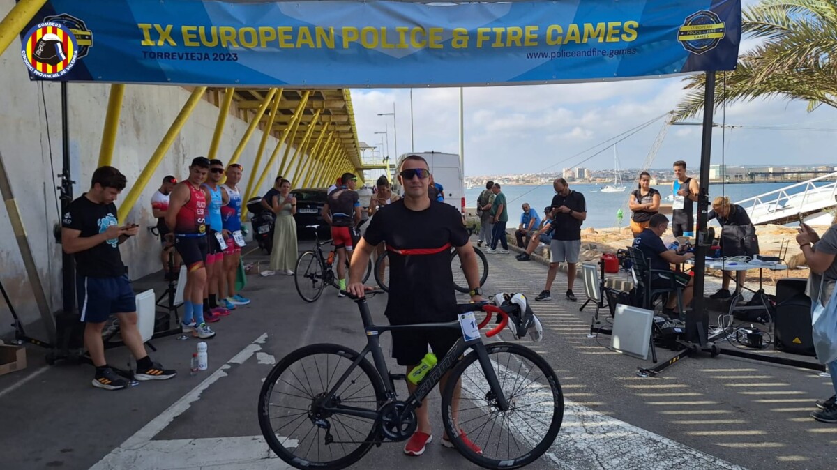 José Vicente Herrero, bronce de duatlón en los Juegos Europeos de Torrevieja